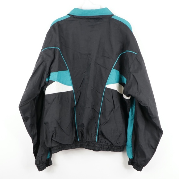 80s Macgregor Full Zip Windbreaker Jacket Black - Picture 6 of 8